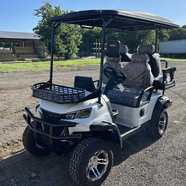#42 • 4-Seat Electric Golf Cart - SDLGC80 - White
