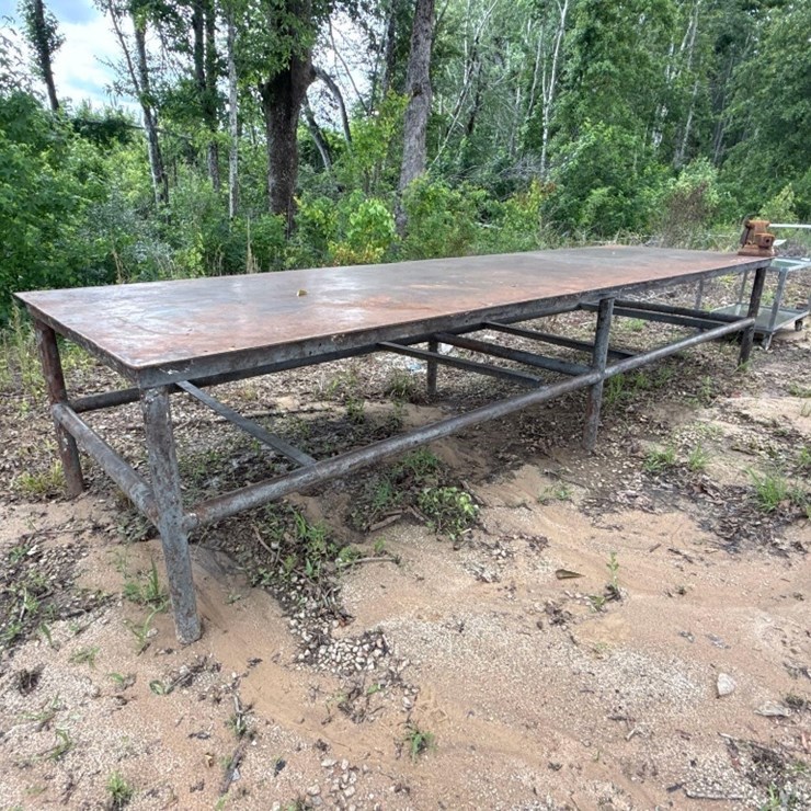 2230 - 4' X 13' 8" METAL TABLE