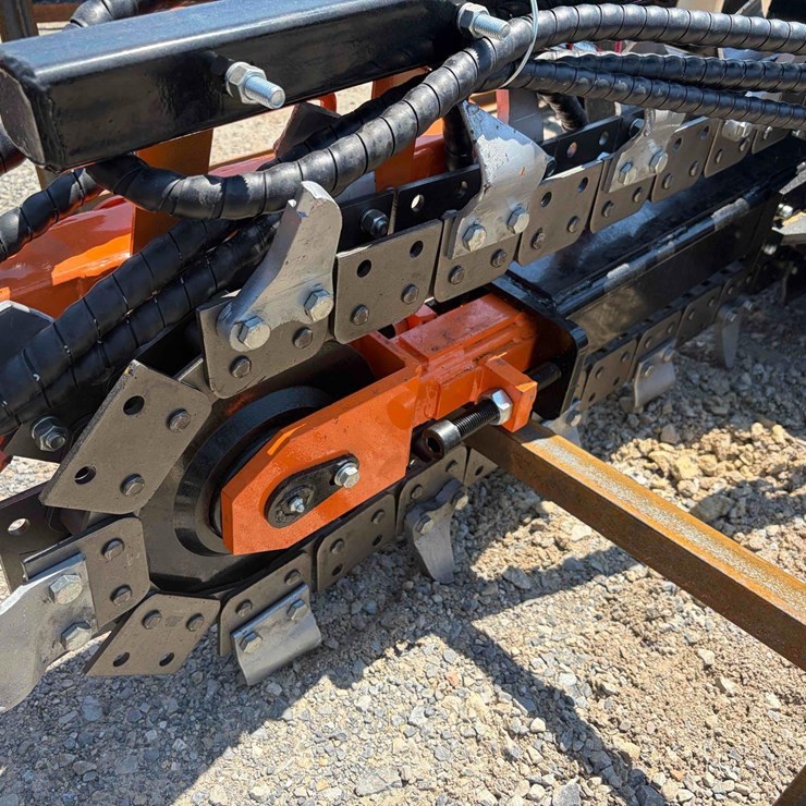 NEW Mower King ECSSCT72 Hydraulic Skid Steer Trencher Attachment