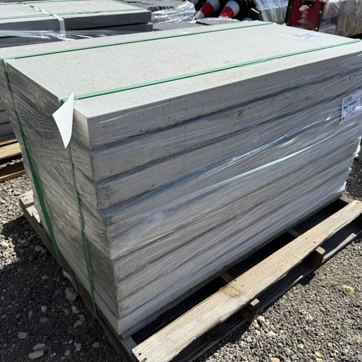 #222 • (9) Light Grey Non-Textured Pavers