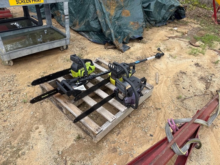 2252---(3)-chainsaws-&-(1)-pole-saw-image-1