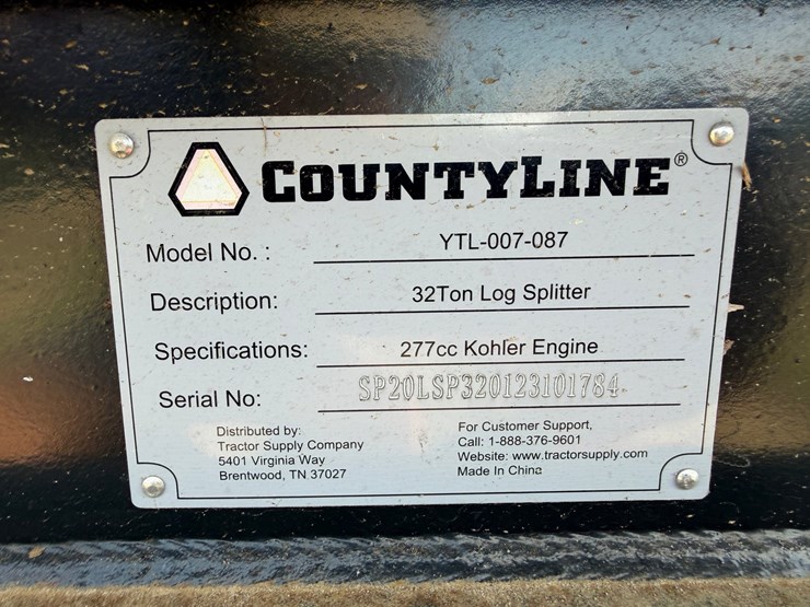 #6086-•-county-line-32-ton-hydraulic-wood-splitter-image-9