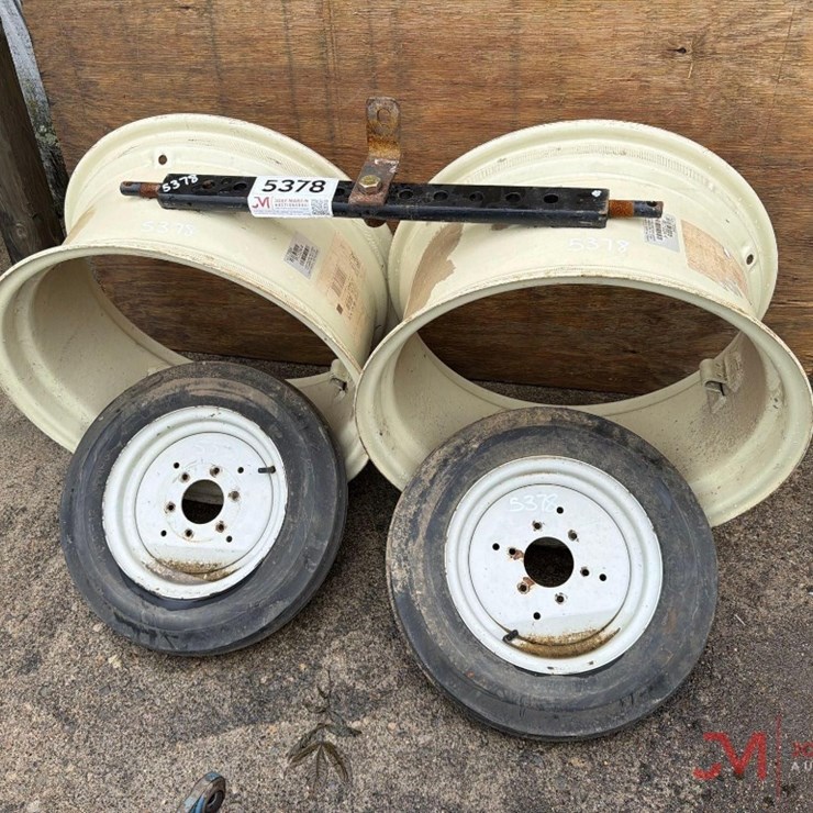 TRACTOR/EQUIPMENT WHEELS, TIRES, 3PH DRAW BAR