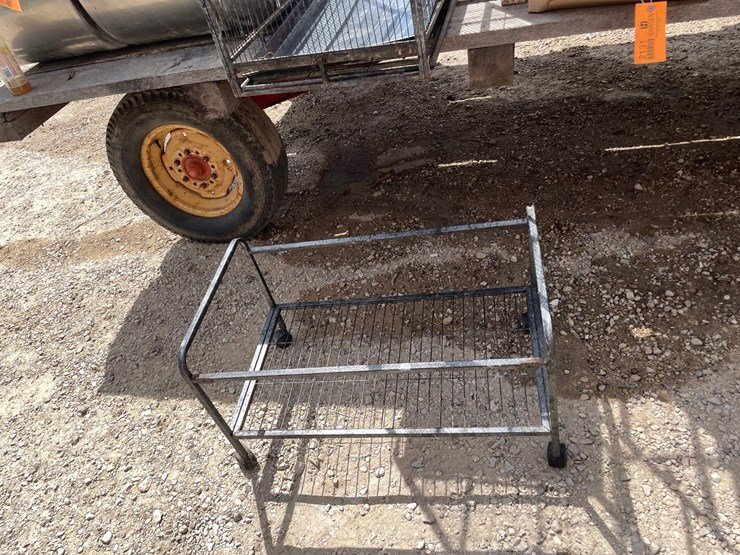 #2129-•-animal-cage-with-rolling-stand-image-3