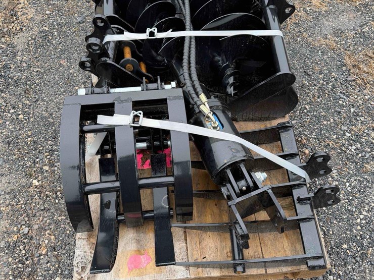 pallet-of-mini-excavator-attachments-image-1