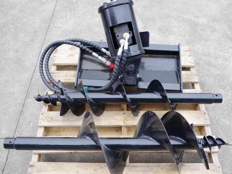 sdlanch-mini-skid-steer-loader-hydraulic-slip-auger-w/-12"-&-8"-bits-included,-unused-image-2