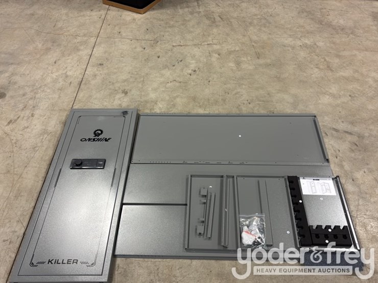unused-onshine-8-12-gun-safe-with-key-lock,-3-movable-gun-rests,-electronic-key,-mechanical-key-image-1