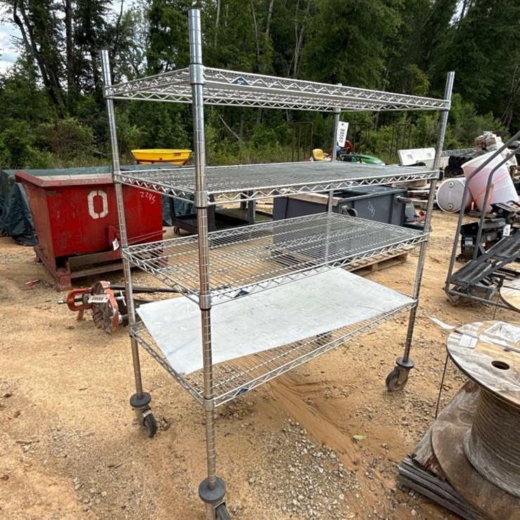 2242 - 2' X 4' 3-RACK ROLLING CART