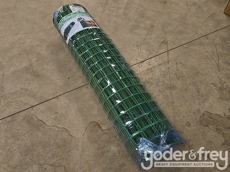 unused-green-vinyl-coated-lawn-fence,-98'-x-4',-(2-of),-2"-x-4"-grid-fence-image-5