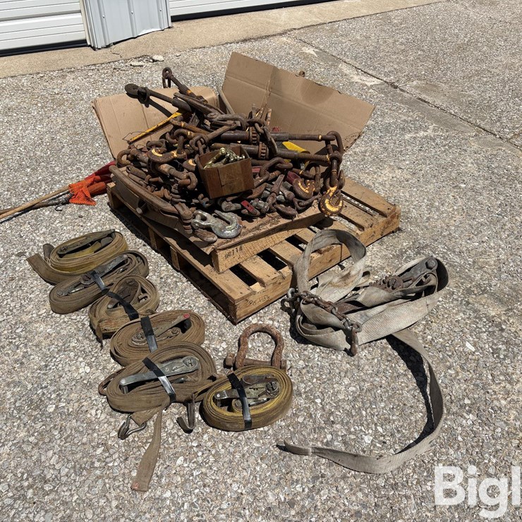 Pallet Of Straps & Binders