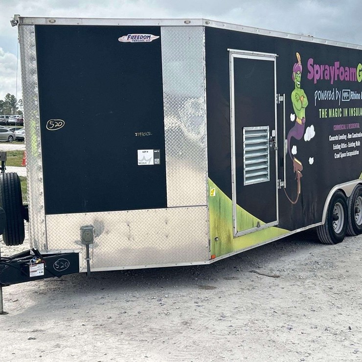 2023 26ft Freedom Trailers Akurate Dynamics T/A Mobile Business Spray Foam Trailer