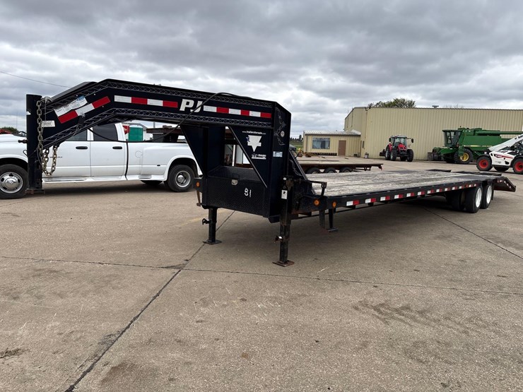 2010-97”-x-36’-pj-trailers-gooseneck-deck-over-trailer-image-2
