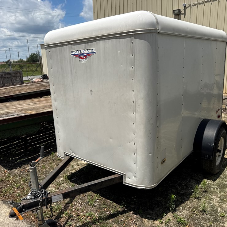 2000 PACE AMERICAN RALLYE RT58SA SINGLE-AXLE ENCLOSED TRAILER WITH REAR BARN DOOR NO TITLE - VIN