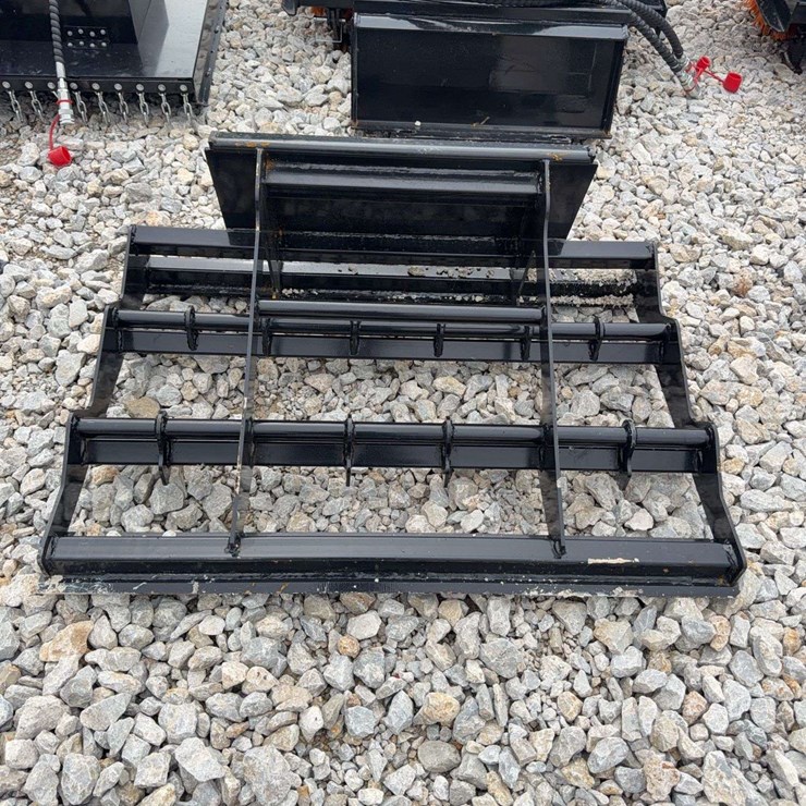 Mini Skid Steer Rock Rake Attachment
