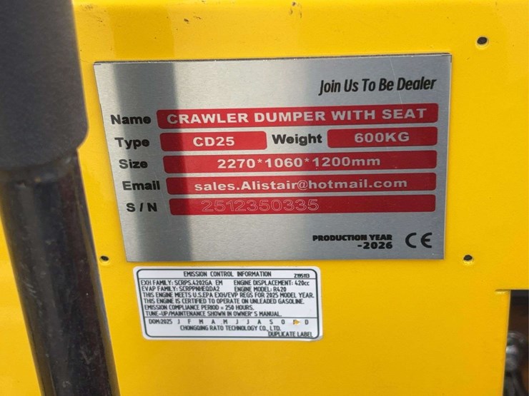 2026-sdlanch-cd25-crawler-dumper,-s/n-2512350335-image-12