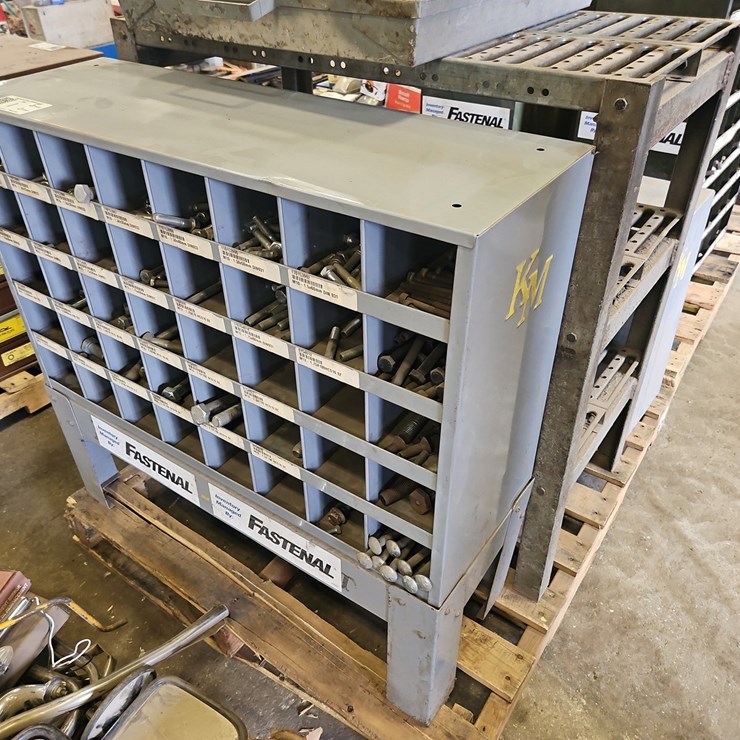 BOLT BINS WITH CONTENTS,