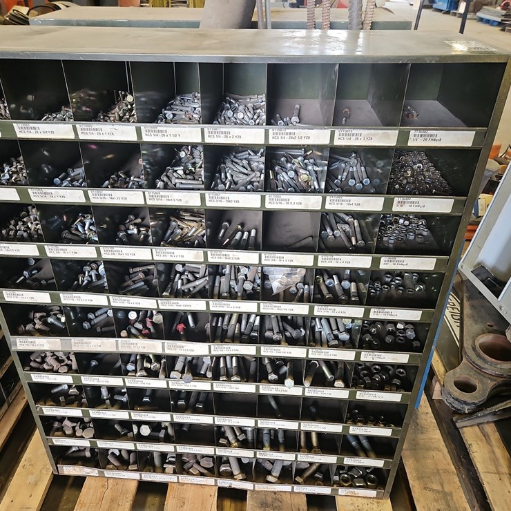 BOLT BINS WITH CONTENTS,