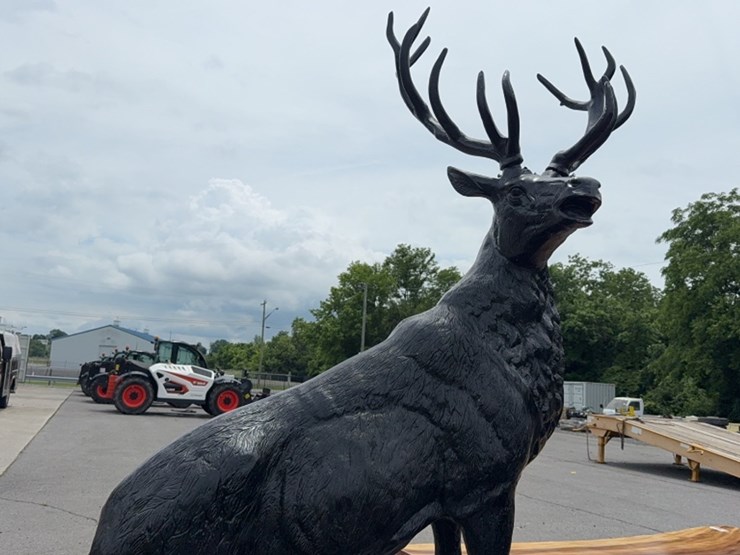 #6009-•-metal-elk-statue-image-5