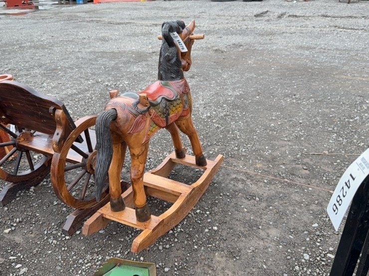 #6065-•-wooden-rocking-horse-image-2