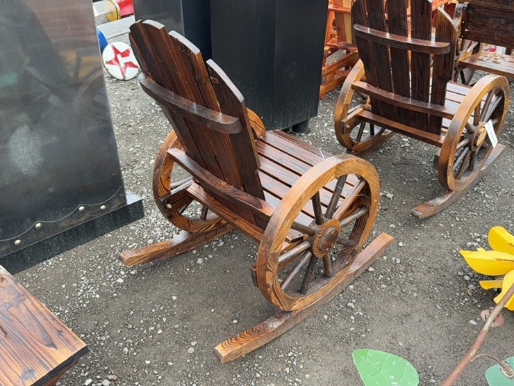 #6061-•-wooden-wagon-wheel-rocking-chair-image-2