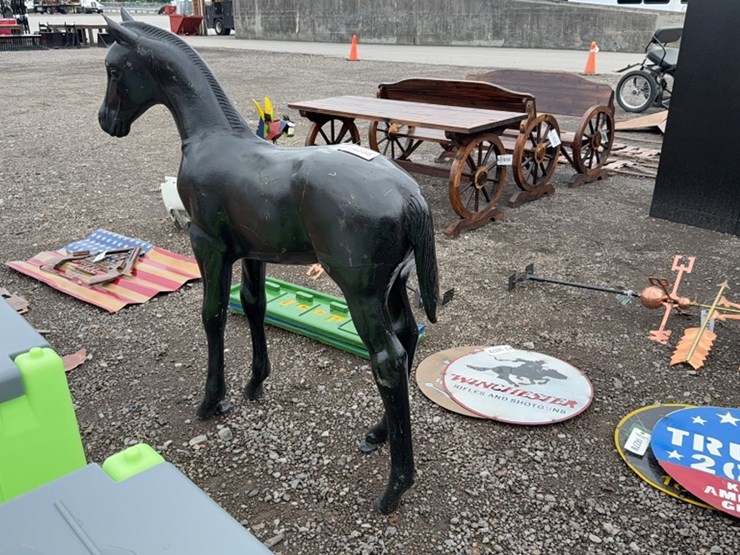 #6077-•-52"-metal-colt-statue-image-2