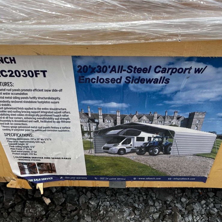 Unused 2026 CE SDLC2030FT High-End Carport
