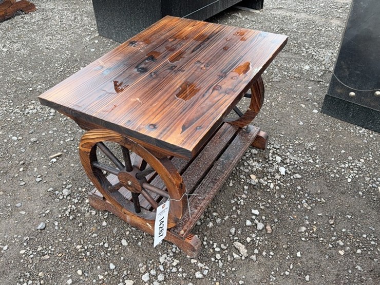 #6060-•-wooden-wagon-wheel-coffee-table-image-1