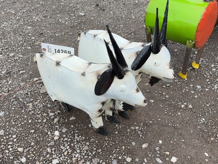 #6074-•-qty(2)-metal-goats-image-1