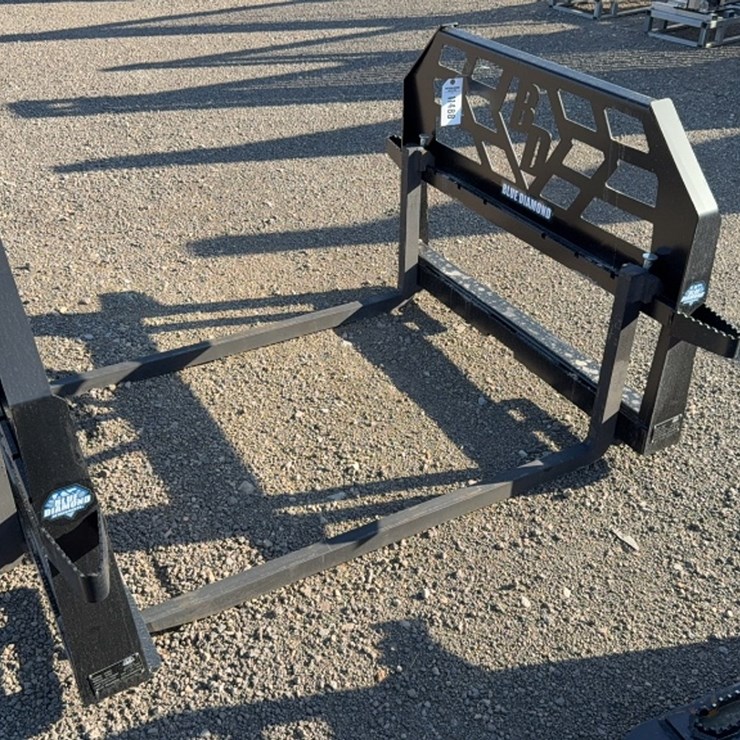 #2038 • BLUE DIAMOND 48" SKID STEER BLOCK PALLET FORKS