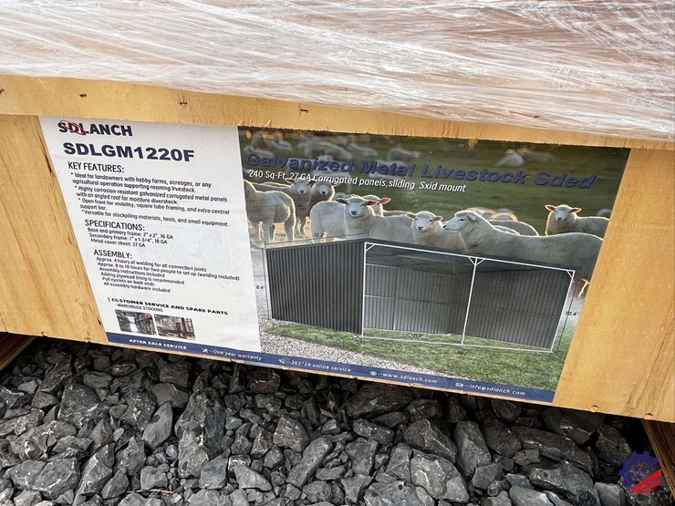 unused-2026-ce-sdlgm1220f-galvanized-metal-livestock-shed-image-1