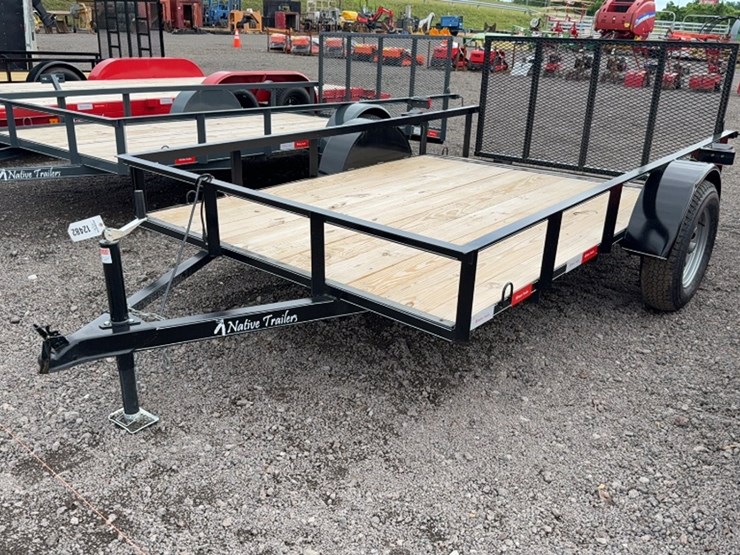 #3007-•-2025-native-10'-bumper-pull-utility-trailer-image-1