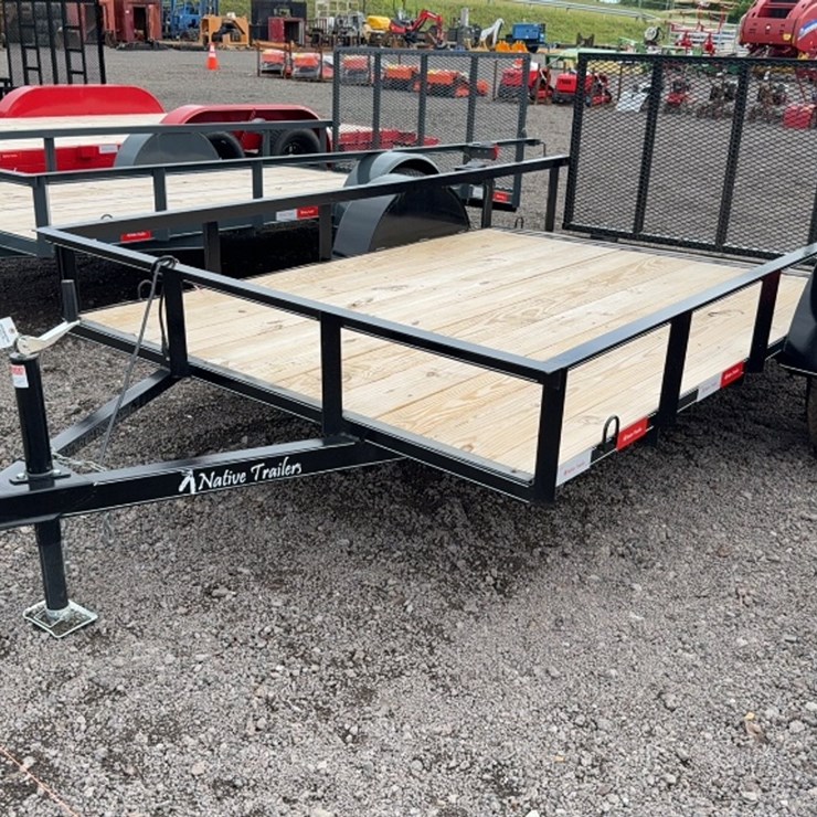 #3007 • 2025 NATIVE 10' BUMPER PULL UTILITY TRAILER