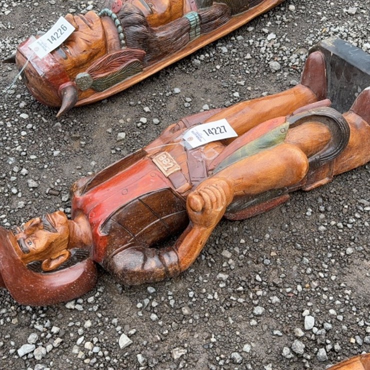 #6026 • 39" TALL WOODEN COWBOY