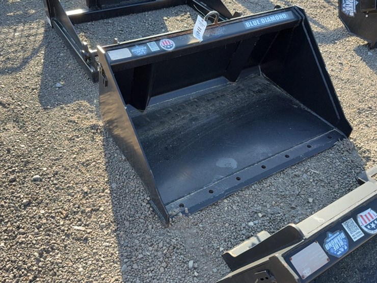 #2049-•-blue-diamond-44"-mini-skid-steer-smooth-bucket-image-1