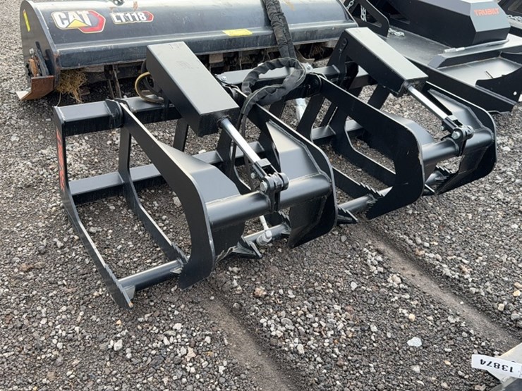 #2065-•-66"-skid-steer-2-cylinder-skeleton-grapple-image-1
