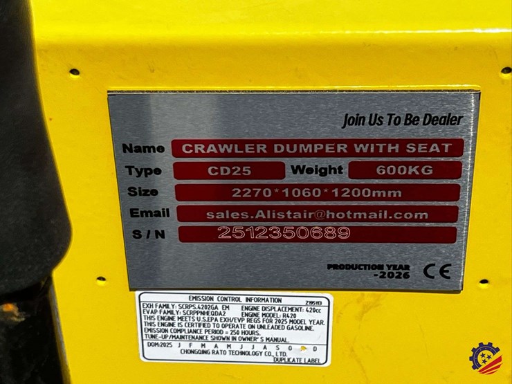 unused-2026-cd25-crawler-dumper-with-seat-crawler-carrier-image-30