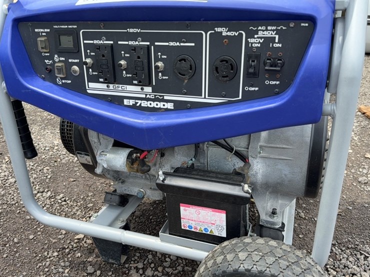 #6099-•-yamaha-7200-generator-w/gas-engine-image-4