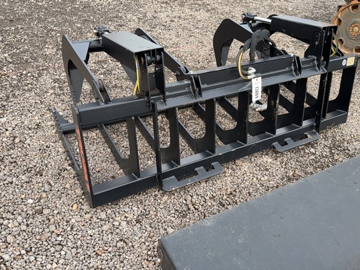 #2082-•-72"-skid-steer-2-cylinder-skeleton-grapple-image-3