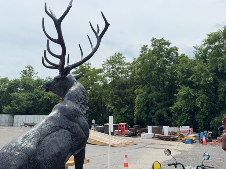 #6005-•-metal-elk-statue-image-2