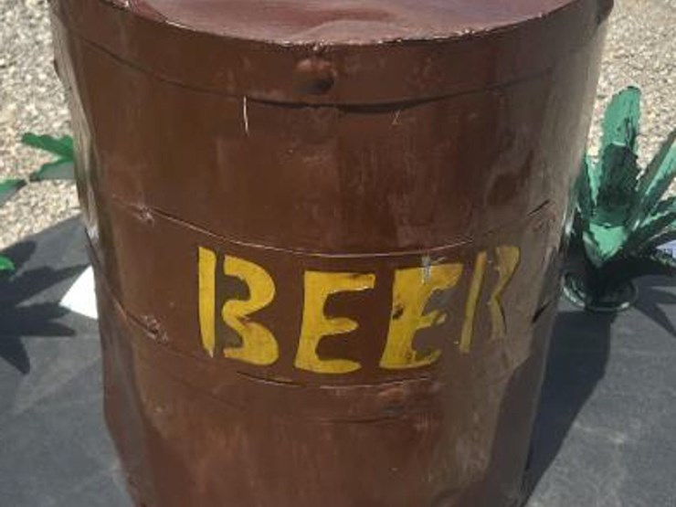 #279-•-metal-art---beer-barrel-stand-image-1