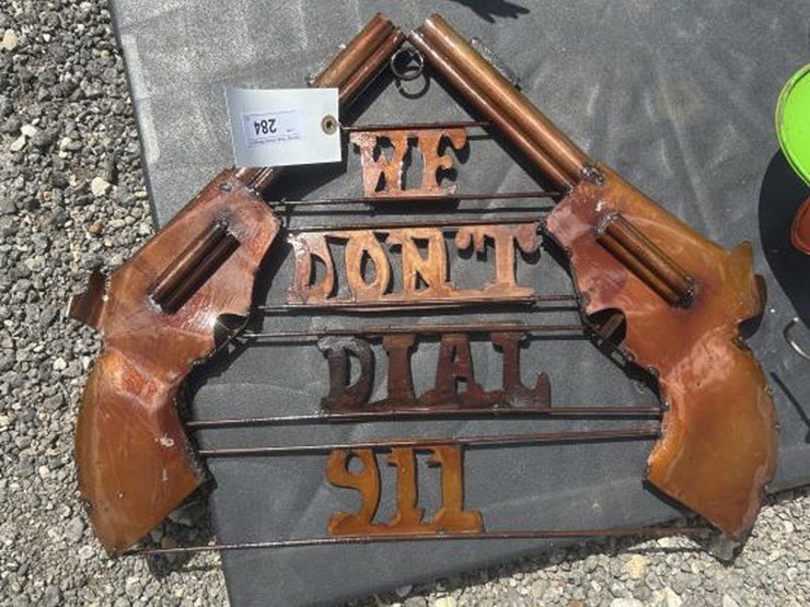#284-•-metal-art---we-dont-dial-911-sign-image-1