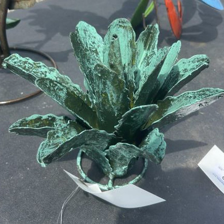 #281 • Metal Art - Small Aloe Plant