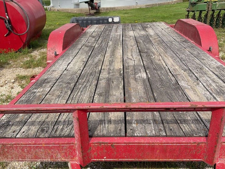 1995-beck-16ft-car-trailer,-fairly-new-tires,-good-paint-image-6