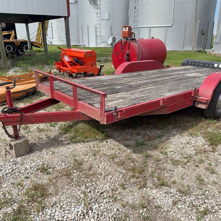 1995 Beck 16ft Car Trailer, Fairly New Tires, Good Paint