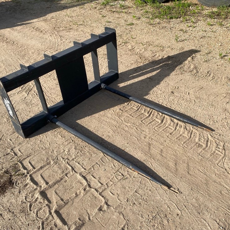 NEW - Skidsteer 2 Prong Big Bale Forks