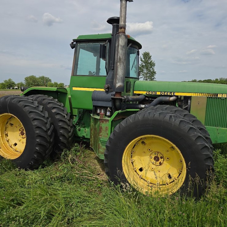 JD 8650 4WD tractor, currently non-running