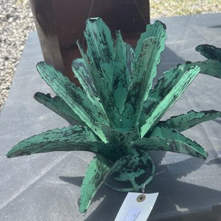 #278 • Metal Art - Small Aloe Plant