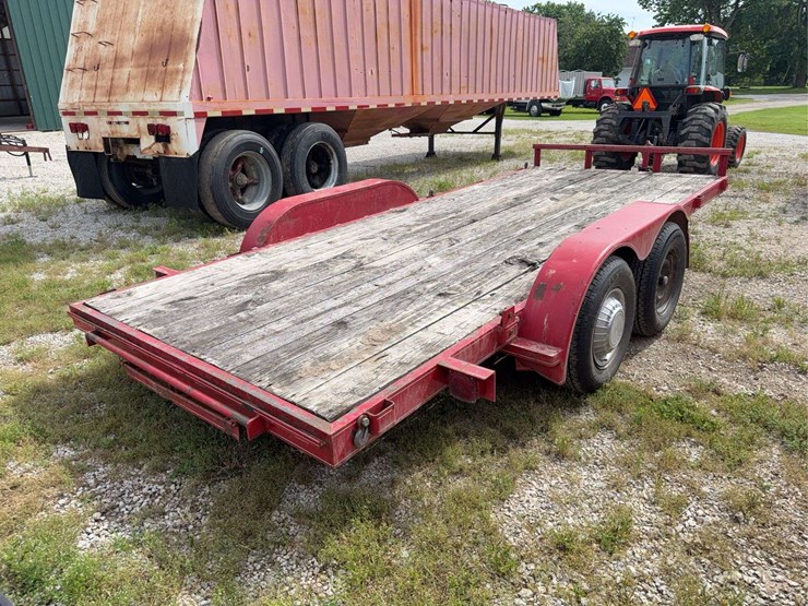 1995-beck-16ft-car-trailer,-fairly-new-tires,-good-paint-image-8