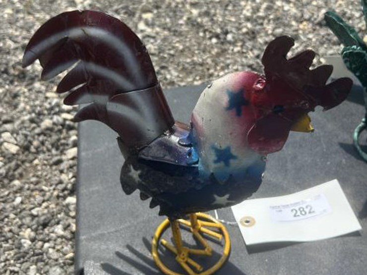 #282-•-metal-art---small-american-rooster-image-1