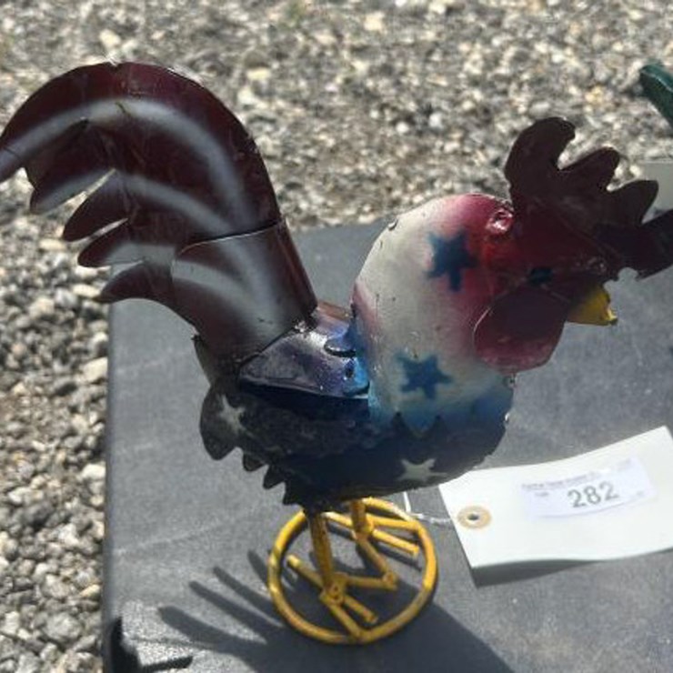 #282 • Metal Art - Small American Rooster